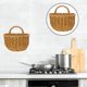 thumbnail image 3 of FELTECHELECTR Cesta colgante de pared para el hogar, contenedor para artículos diversos para colgar en la puerta, cesta de almacenamiento para cocina y baño, 3 of 4