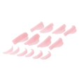 thumbnail image 3 of 7 Pairs Silicone Eyelash Curlers, Different Sizes, Reusable, Beauty Salon, Pink, 3 of 4
