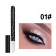 thumbnail image 1 of Lápiz de sombra de ojos morado metálico, delineador de gusano de seda con purpurina, resaltador de larga duración, crema dorada y azul, maquillaje en barra, 1 ud., 1 of 5