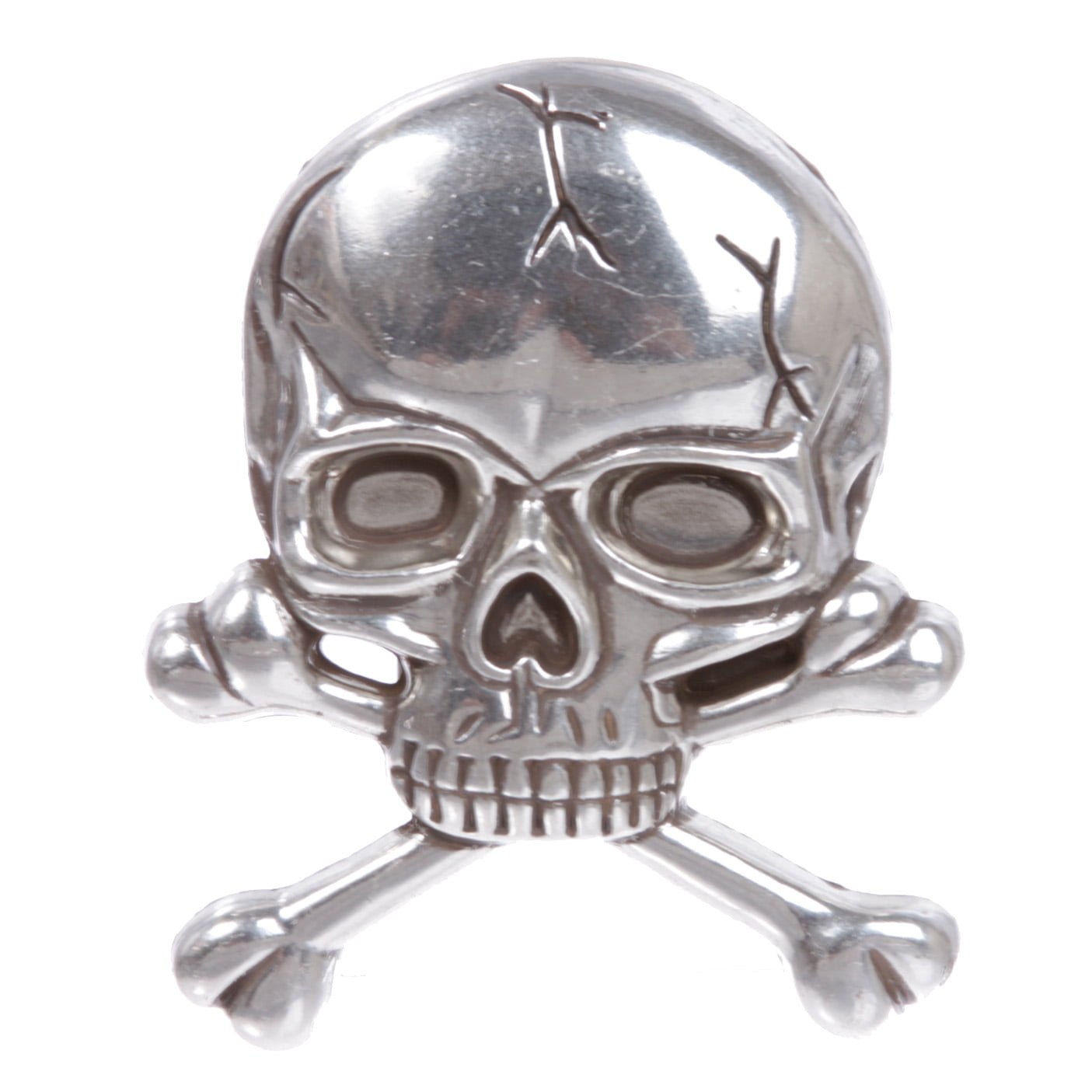 Skull Bones Pirate Eye Patch Metal Belt Buckle