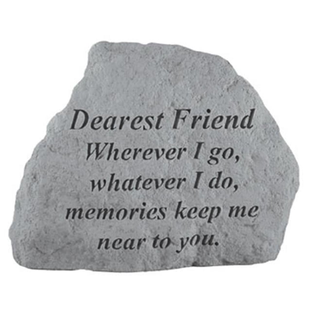 Kay Berry- Inc. 17020 Dearest Friend Wherever I Go-Whatever I Do - Memorial - 6.5 Inches x 4.75 Inches