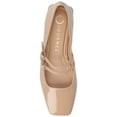 thumbnail image 4 of Journee Womens Gredah Double Buckle Mary Jane Dress Flats, Widths Available, 4 of 9