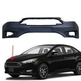 thumbnail image 5 of LABLT Primed Front Bumper Cover W/o Park Assist Sensor Holes for Ford Focus 2015-2018 FO1000705, 5 of 5