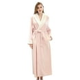 thumbnail image 1 of Catlerio Men's Big & Tall Cotton Robe-Lightweight Luxury Long Bathrobe w/Shawl Collar, 1 of 5