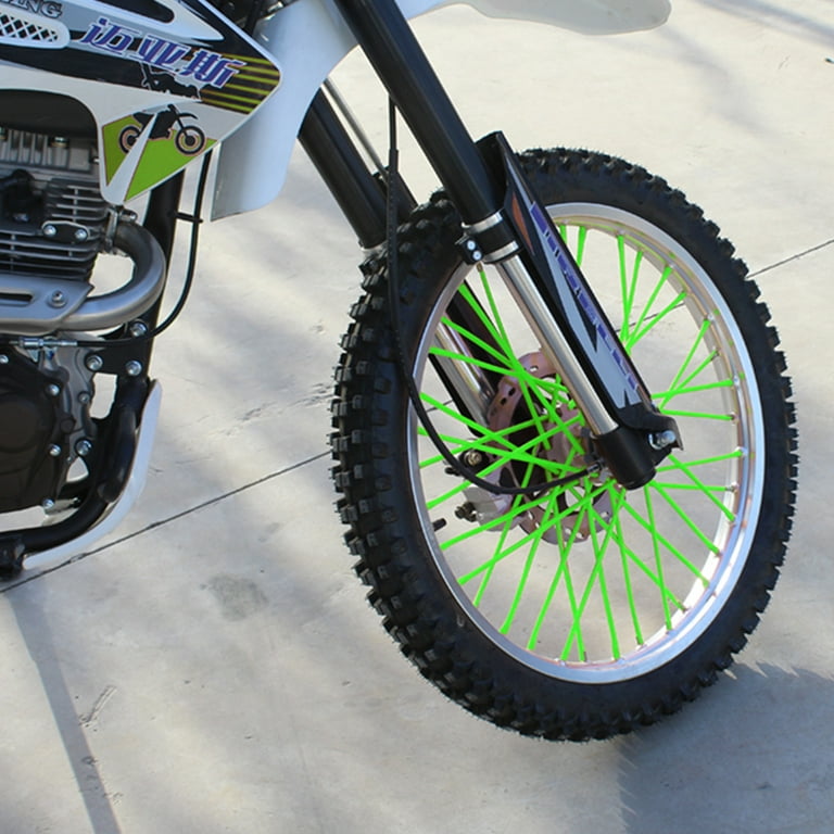 72 PCS Bike Spoke Spoke Skins Covers Motorcycle Motocross Dirt
