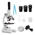 thumbnail image 1 of Microscopio Óptico Monocular para Niños de Escuela Primaria, Enseñanza de Ciencias, Biología Experimental, Regalo de Cumpleaños y Navidad, 1 of 5