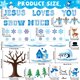 thumbnail image 2 of Decoraciones para tablones de anuncios de invierno, gistim, tema de invierno, 2 of 7