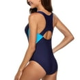 thumbnail image 4 of Alove Women's Athletic Monokini Racerback One Piece Sports Bathing Suit, 4 of 5