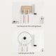 thumbnail image 5 of Soporte de papel higiénico Bewildely montado en pared blanco HA005066-02, 5 of 6