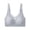 Light Blue, variant on V-Neck Jelly Bras for Women Plus Size Lace Bras，Mesh Crossover Bra Wireless Daily Wear Light Weight Bras