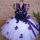 thumbnail image 5 of Vestido de tul con tutú y flores de hortensia para niña, vestido de princesa de hadas, vestido de fiesta de cumpleaños para boda para niña, 5 of 5