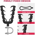 thumbnail image 4 of KEMIMOTO Bow & Tools Rack with Rubber Straps Grip ATV Hunting Gear Mount, Tool Holder Hunting Tool Grips, Compatible with Mobility Scooter, 4 of 8