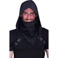 thumbnail image 3 of Cyberpunk Rogue Cowl Hood Bufanda, Calentador de cuello de invierno Disfraz Capucha Sombrero para Halloween Cosplay y uso diario JAMW Sencillez, 3 of 5
