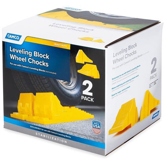 Camco 44401 Camco LEVELING BLOCK WHEEL CHOC