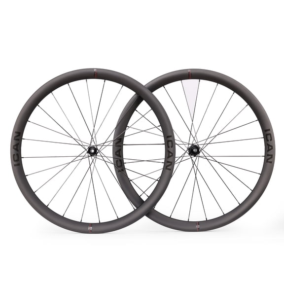 ICAN AERO 40II Disc 1180g 700C Carbon Wheelset 40mm Depth 23mm Inner Width