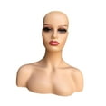 thumbnail image 4 of Cabeza de maniquí femenina realista, soporte para peluca, peluca multifuncional europea americana Estilo E, 4 of 8