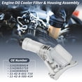 thumbnail image 3 of No.11428580414 Conjunto de Carcasa del Filtro de Aceite de Aluminio Mejorado para BMW 230i 330i 430i 530e 530i 2021-2025 Enfriador de Aceite con Junta para BMW X3 X4 Z4 20-24 No.11428651710, 3 of 7