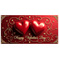thumbnail image 2 of LUUFILx Valentine's Day Backdrop Banner Romantic Heart Decoration Wedding Anniversary Celebration Photography Props Background Party Supplies, 2 of 8