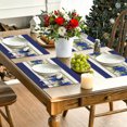 thumbnail image 6 of BingTong Green and Black Buffalo Check Plaid Christmas Placemats Set of 4 Farmhouse Winter Christmas Xmas Holiday Home Kitchen Table Decorations Washable Winter Xmas Holiday Placemats, 6 of 8