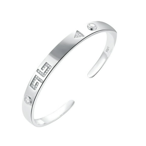 7 inches 18K Gold Moissanite Bracelets D Color VVS1 Diamond Bracelets for Women Gift S925 Sterling Silver Cuff Bracelets Women's Bangle Bracelets