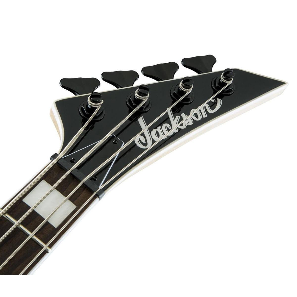 Jackson JS3Q Kelly Bird Bass Guitar (Transparent Red Burst