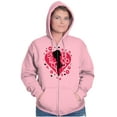 thumbnail image 5 of Betty Boop Fans Lovers Cute Heart Zip Hoodie Sweatshirt Women Brisco Brands 5X, 5 of 6