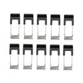 thumbnail image 4 of BELOVING 10 Pieces Downlight Panel Lamp Spring Clip Bracket Professional LED Recessed Black, 4 of 10
