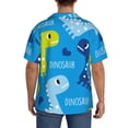 thumbnail image 7 of PAYOHTO Dinosaur Mens Hawaiian Casual Short-sleeved Shirt Tropical Summer Beach Button Down Shirts, 7 of 7