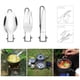 thumbnail image 3 of Mochila de utensilios de cocina, tenedor deportivo, cuchillo plegable de acero inoxidable, juego de cuchara y utensilios, cubiertos combinados para campamento y Picnic, 3 of 5