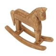 thumbnail image 4 of Rocking Wooden Horse Decor, Wooden Horse Toy Pine Material   Environmental  For Bedside Table For Table For Bookrack, 4 of 8