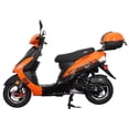thumbnail image 2 of X-Pro Brand New 50cc Gas Moped Motorcycle, 10" Aluminum Wheels Electric/Kick Start! Large Headlights, 2 of 5
