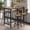 Brown, variant on 5-Piece Kitchen Counter Height Table Set, Bar Table with 4 Chairs (Oak)