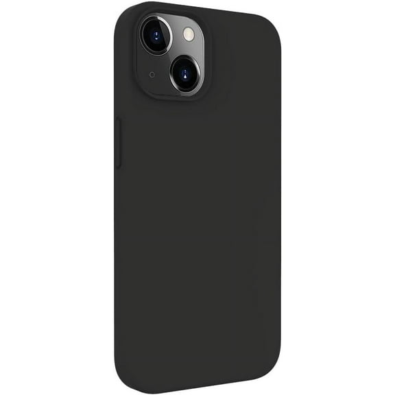 Mobilari Shockproof Silicone Case with Microfiber Inner Lining for iPhone 13, Slim Design, Drop Tested