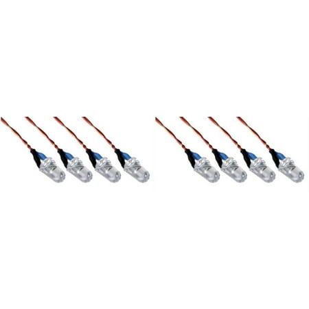 

HobbyFlip 3.7v Blue LED Lights Set Night Flying Quadctoper H107-a32 Compatible with Hubsan X4 H107L 2 Pack