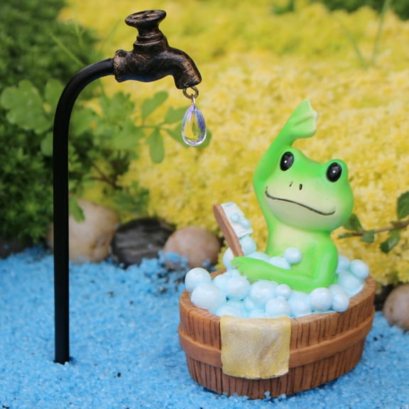 AZXY Garden Statue,Garden Statues and Figurines Outdoors,Garden Ornaments Clearance,Garden Decor Statue,Resin Frog Statue