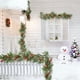 thumbnail image 4 of Guirnalda Navideña de Ratán con Agujas de Pino de 1 Metro | Decoración de Vegetación Artificial con Frutos Rojos y Piñas | Adorno Navideño de Plástico Resistente para Puerta | Ideal para Decorar Mesa, 4 of 6