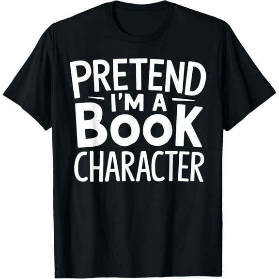men and women can wear，Book Character Halloween Costume Pretend I'm A Book T-Shirt