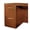 Cherry, variant on Mayline Aberdeen 26"" Deep 2 Drawer Desk File Pedestal in Mocha