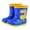 Blue, variant on Kids Waterproof Rain Boots for Boys Girls Cute 3D Dinosaur Pattern Non-Slip Rubber Sole Toddler Rain Boots Outdoor Casual Kids Water Shoes with Pull Tabs(Green,3-4 Years)