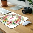 thumbnail image 5 of Letter L Initial Monogram Flowers Floral Mouse Pad Low Profile Gaming Mat, 5 of 7