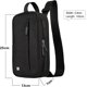 thumbnail image 2 of Bolsa frontal para bicicleta, 2,3 L, multifunción, para manillar de MTB, bolso de hombro, riñonera para ciclismo, senderismo y uso diario, 2 of 5