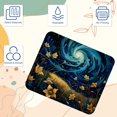 thumbnail image 3 of Glowing Plants Printed Square Mouse Pad, 8.3x9.8 Inch, Non-Slip Rubber Bottom Mouse Mat for Office and Gaming, 3 of 6
