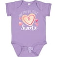 thumbnail image 3 of Inktastic Pop Pop's Little Sweetie with Pink Heart Cookie Boys or Girls Baby Bodysuit, 3 of 5