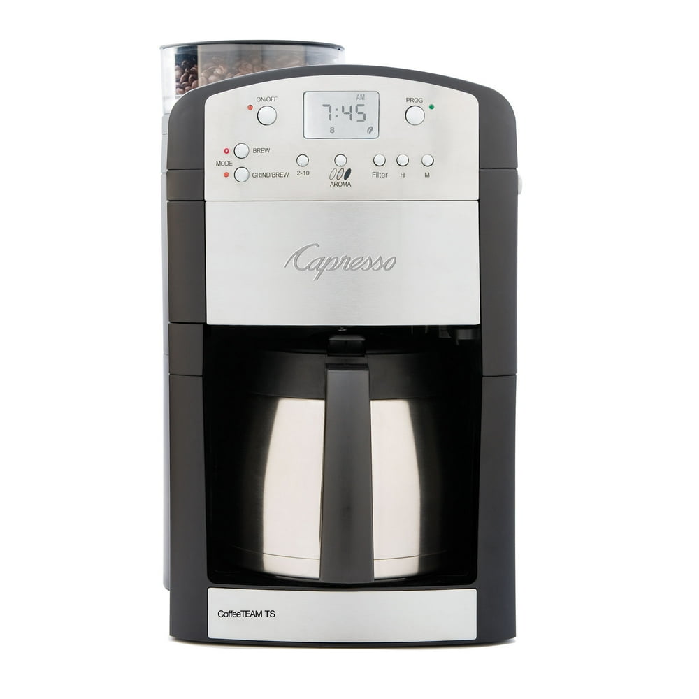 Capresso 465.05 CoffeeTEAM TS 10 Cup Coffee Maker with Glass Carafe