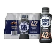 Core Power Elite 42g Protein Shake, Chocolate, 14 Fluid Ounce (Pack of 8)