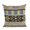 Multi-color, variant on Blue Unique Lanes Border Luxury Throw Pillow - 12 x 20 in.