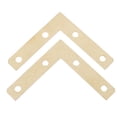 thumbnail image 4 of 20 pcs 51mm Flat Corner Right 90º Angle Bracket Repair Plate Fixing Brace, 4 of 8