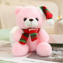 Teddy Bears for Valentines Day, Cute Teddy Bear Stuffed Animal Plush Toy with Hat for Kids Boys Girls, Birthday Christmas Valentine’s Day Gift for Kids Girlfriend, 8 inch(Pink)