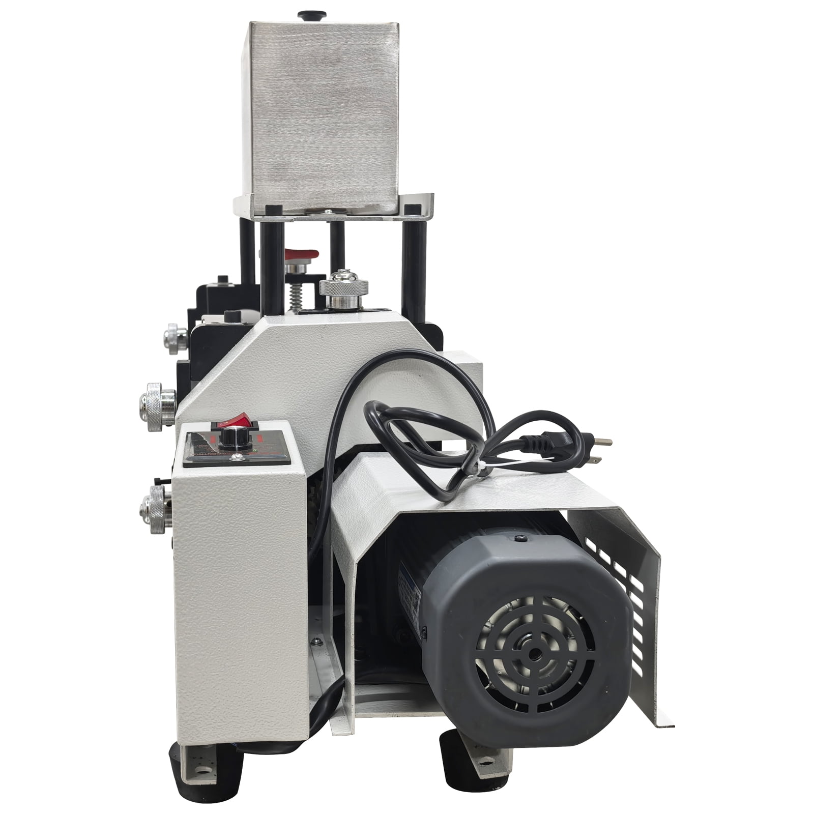 15.35IN White Glue Laminating Coating Machine Steel Roller Double-Sided Automatic 110V