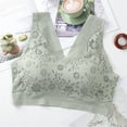 thumbnail image 4 of Women's Bra Maternity Nursing Bra - Wireless Sleep Comfort Bra,Silver Women's Bra 3XL, 4 of 9